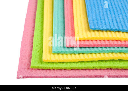 cleaning wipes isolated on white Stock Photo