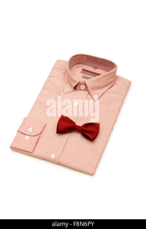 Shirt and tie isolated on the white background Stock Photo