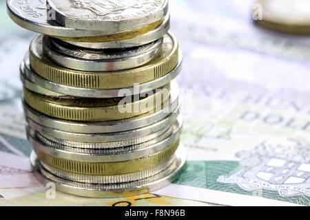 Jamaica currency - Banking and economic stability concept Stock Photo