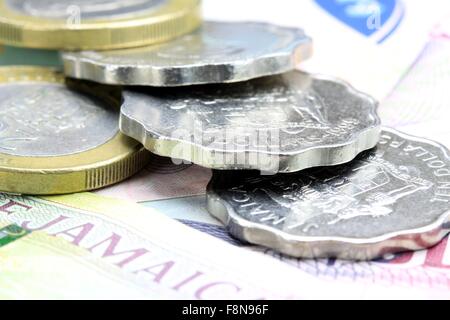 Jamaica currency - Banking and economic stability concept Stock Photo