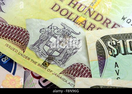 Jamaica currency - Banking and economic stability concept Stock Photo