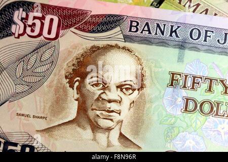 Jamaica currency - Banking and economic stability concept Stock Photo