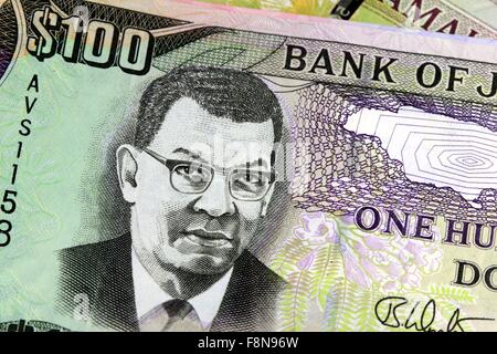 Jamaica currency - Banking and economic stability concept Stock Photo