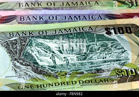 Jamaica currency - Banking and economic stability concept Stock Photo