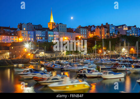 Tenby Harbour, Pembrokeshire, West Wales, UK Stock Photo