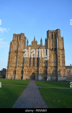Wells Cathedral, Wells, Somerset, England Stock Photo