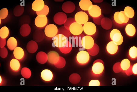 Defocused christmas lights. New Year bokeh. Abstract background for holiday design Stock Photo