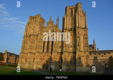 Wells Cathedral, Wells, Somerset, England Stock Photo
