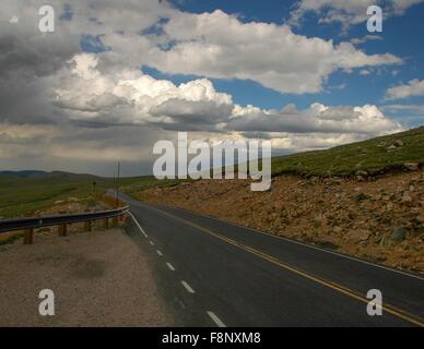 On Top of the World (Beartooth) Highway, Montana/Wyoming, USA. Stock Photo