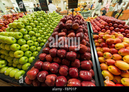 Dubai - AUGUST 8, 2014: Dubai Supermarket Waitrose on August 8 in Dubai, UAE. Dubai Supermarket Waitrose is the largest supermar Stock Photo