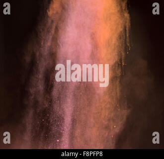 Holly Powder Exploding The explosion of colorful holi powder. Beautiful rainbow color powder ...