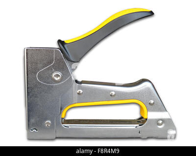 Stapler Gun - Isolated on a white background Stock Photo