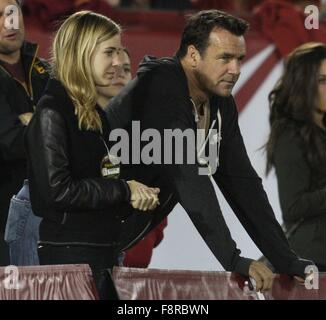 Staurday November 7, 2015; David James Elliott out at the USC game. The USC Trojans defeated the Arizona Wildcats by the final score of 38-30 at the Los Angeles Memorial Coliseum in Los Angeles,CA.  Featuring: David James Elliott Where: Los Angeles, Calif Stock Photo