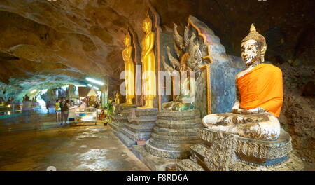 Thailand - Phang Nga Province, Wat Suwan Kuha Cave Temple Stock Photo