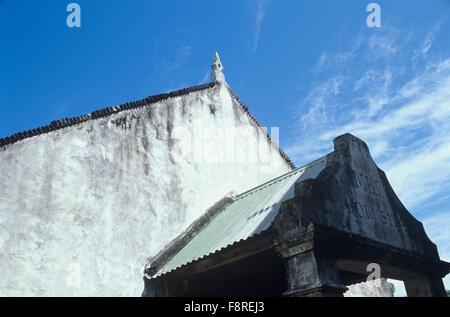 Fiji Islands, Yanuca Island, church detail Stock Photo