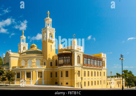 Baku - SEPTEMBER 22, 2007: Azerbaijan State Philharmonic Hall on September 22 in Baku, Azerbaijan. Azerbaijan State Philharmonic Stock Photo