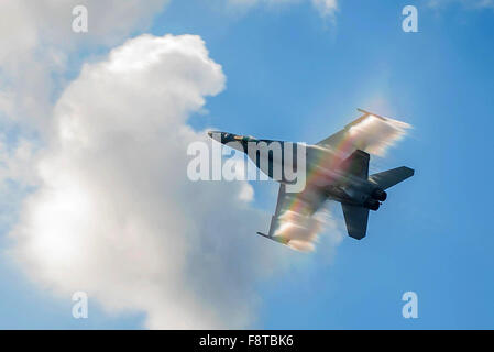 F/A-18E Super Hornet fighter jet aircraft Stock Photo