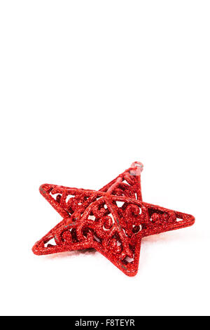 red Christmas star Stock Photo