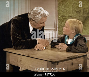 Frühlingsstimmen, Österreich 1952, Regie: Hans Thimig, Darsteller: Paul Hörbiger Stock Photo