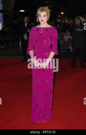 Emerald Fennell attends the UK premiere of 'The Danish Girl' held at the Odeon Leicester Square Stock Photo