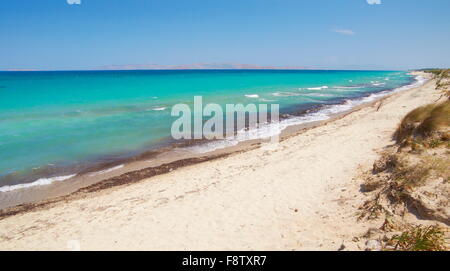 Kos - Dodecanese Islands, Greece, the beach in Marmari village Stock Photo