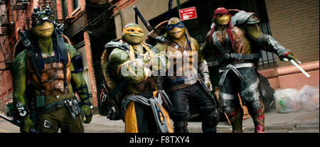 TEENAGE MUTANT NINJA TURTLES: OUT OF THE SHADOWS 2015 Paramount Pictures film Stock Photo