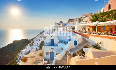 Cityscape view of Oia, Santorini island in Greece Stock Photo - Alamy