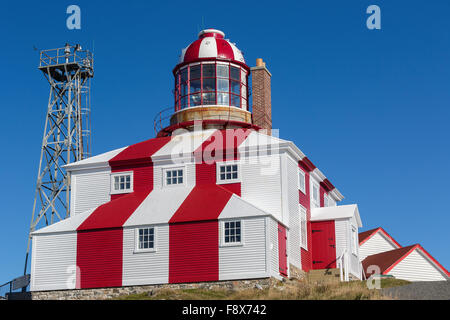 The historic Cape Bonavista Lighthouse in Newfoundland, Canada Stock Photo