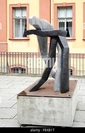 Modern sculpture in Weimar Stock Photo