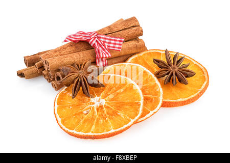 Christmas Spices Decoration Stock Photo