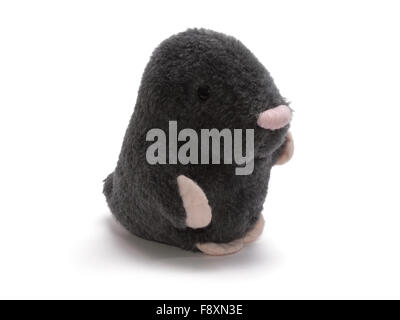 Gentleman in black velvet isolated toy 2 Stock Photo