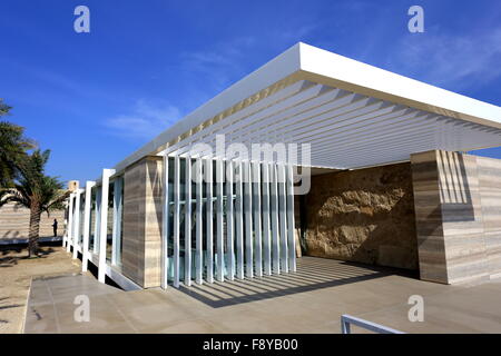 The visitor centre at Bu Maher Fort, Muharraq, the start of Bahrain's Pearling Trail, Kingdom of Bahrain Stock Photo