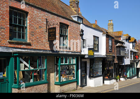  Shops  in Lion Street Rye  East  Sussex  England  Stock 