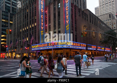 Radio City Music Hall, Midtown Manhattan, New York City, USA Stock Photo