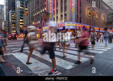 Radio City Music Hall, Midtown Manhattan, New York City, USA Stock Photo