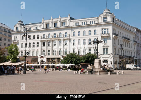 The Gerbeaud building in Budapest, Hungary. Stock Photo