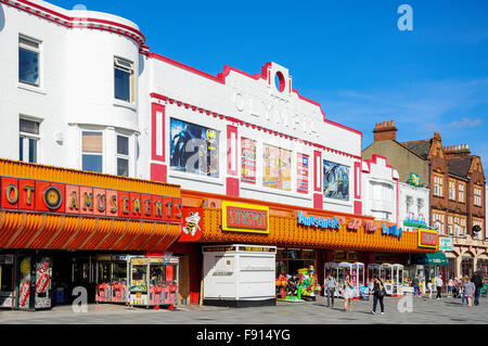 Seafront amusement arcades, Marine Parade, Southend-on-Sea, Essex, England, United Kingdom Stock Photo