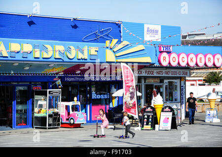 Happidrome amusement arcade & The Rockery cafe, Marine Parade, Southend-On-Sea, Essex, England, United Kingdom Stock Photo