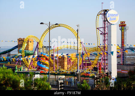 Adventure Island Theme Park, Western Esplanade, Southend-on-Sea, Essex, England, United Kingdom Stock Photo