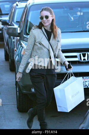 West Hollywood, California, USA. 12th Dec, 2015. Rooney Mara , West Hollywood, CA, USA Credit:  The Media Circuit/Alamy Live News Stock Photo