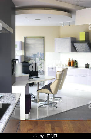 Luxurious kitchen interior Stock Photo