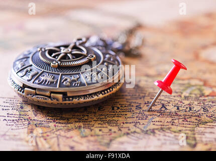 background from vintaje map, old map background Stock Photo