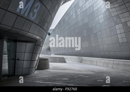 Dongdaemun Design Plaza, by architect Zaha Hadid. Seoul, South Korea Stock Photo