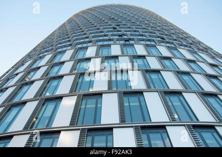 Unex Tower apartment building, Stratford Plaza Stratford, London, Greater London, England, United Kingdom Stock Photo