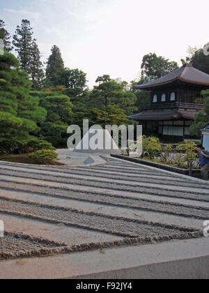 Ginkakuji temple in Kyoto Stock Photo