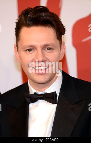 Christian Friedel attends the 28th European Film Awards 2015 at Haus der Berliner Festspiele on December 12, 2015 in Berlin, Germany. Stock Photo