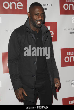 LUTHER cast photocall held at the picture house cinema london  Featuring: IDRIS ELBA Where: London, United Kingdom When: 12 Nov 2015 Stock Photo