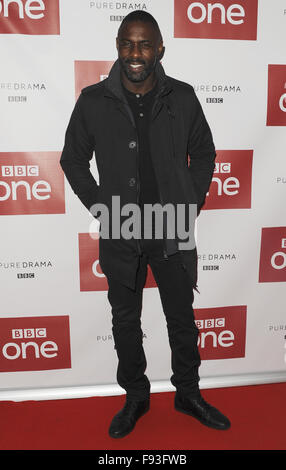 LUTHER cast photocall held at the picture house cinema london  Featuring: IDRIS ELBA Where: London, United Kingdom When: 12 Nov 2015 Stock Photo