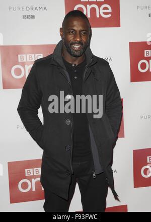 LUTHER cast photocall held at the picture house cinema london  Featuring: IDRIS ELBA Where: London, United Kingdom When: 12 Nov 2015 Stock Photo