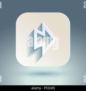 Arrow sign icon set. Stock Vector